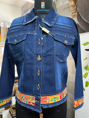 DENIM SHIRT JACKET - SIZE MEDIUM