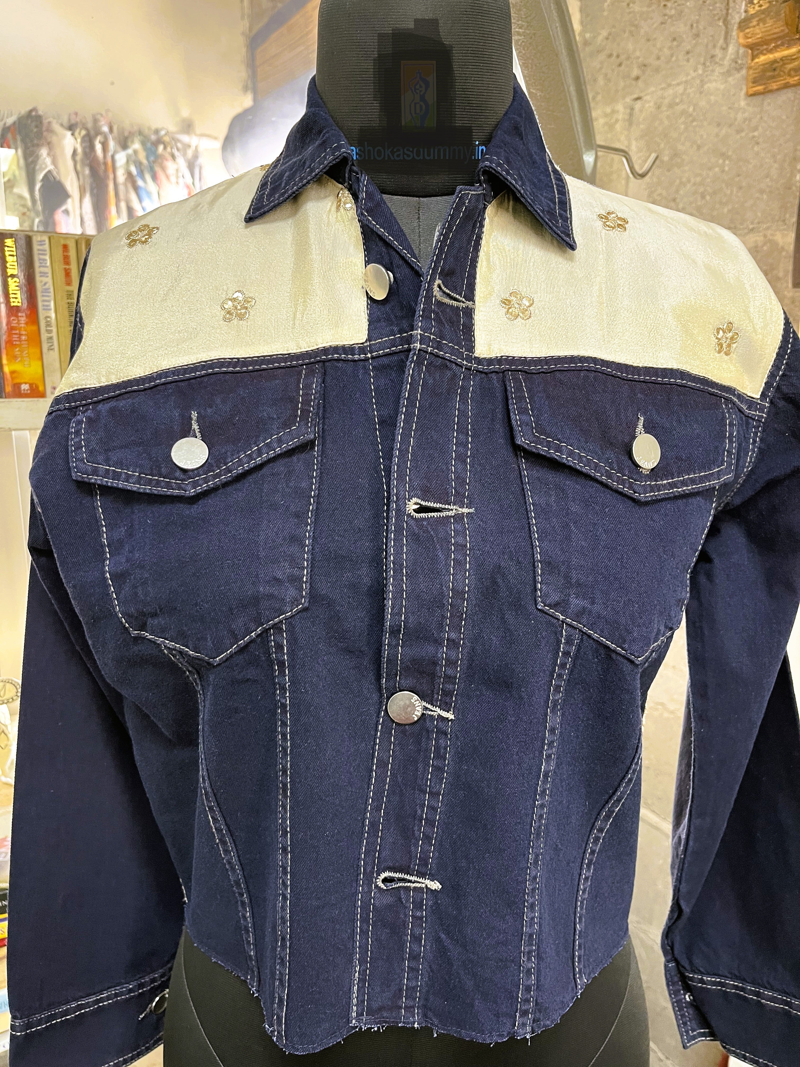 DENIM SHIRT JACKET - SIZE SMALL