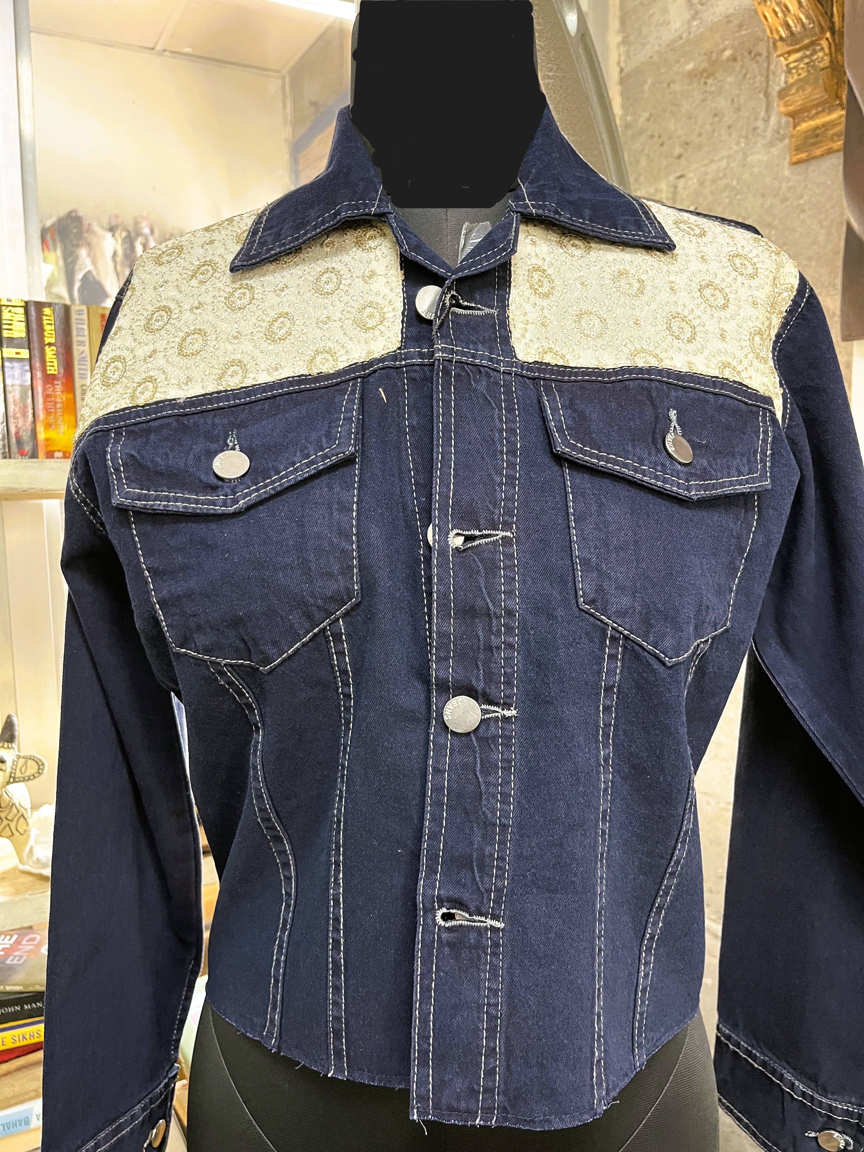 DENIM SHIRT JACKET - SIZE MEDIUM