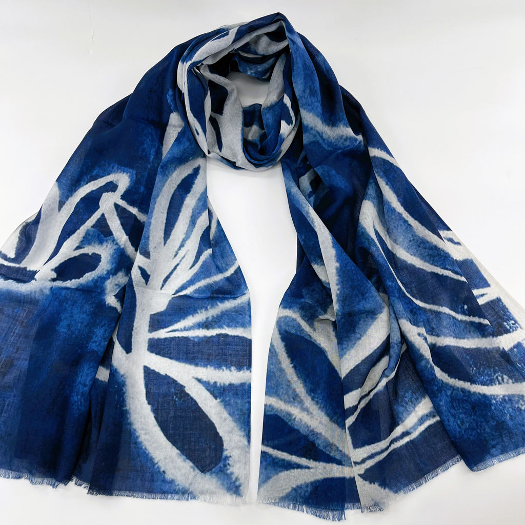 Cotton Printed Long Scarf; All Season Scarves