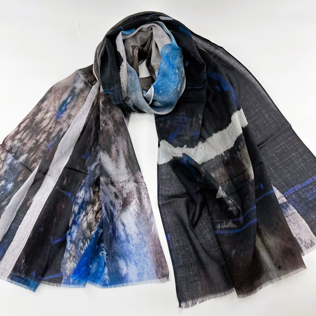 Cotton Printed Long Scarf; All Season Scarves